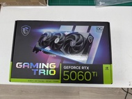 Brand New MSI GeForce RTX 5060 Ti 16GB Gaming Trio OC AI 顯示卡 香港行貨 漢科3年保 5060ti