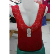 Tengtop v V-neck tank top V-neck tank top lace tank top/ tengtop/