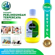 Dettol Liquid Antisetik Cair 95ml / Cairan Antiseptic Dettol