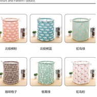 Laundry Basket Dirty Clothes Laundry Bag Bet Round Basket CUTE A5B3