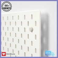 แผ่นเส้นใยไม้อัด ขาว 36x56 ซม. ถูกและดีมีอยู่จริง ที่รองเส้นใยไม้อัด เสื่อปูเส้นใยไม้อัด Pegboard wh