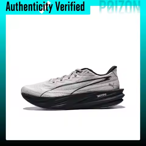 PUMA Deviate Pure NITRO Running Shoes Men's Low-top Black White 313904-15