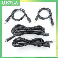 QB7LA shop 12v 18awg DC male to male female 5.5X2.5mm 2.1mm Extension power supply connector diy Cable Plug Cord wire Adapter for strip