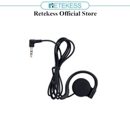 RETEKESS 3.5mm Standard Plug Listen Only Earpiece Headset Earphone for Portable Professional Radio T