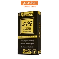 Okamoto 0.02 Hydro Polyurethane Condoms, 8Pcs