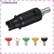 [chiwanji4x] Quick Connect Car Washer Nozzle 1/4 Inch Hose Pressure Sprayer Attachment for Versatile