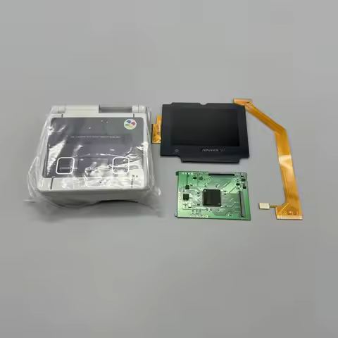 2025 New GBASP IPS LCD 2.9 "IPS high brightness LCD and shell kit for Gameboy advance SP