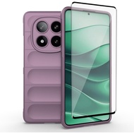 Xiaomi Redmi Note 14 Pro Tempered Glass Screen Protector and Soft TPU Slim