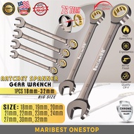 1PCS 18MM - 32MM Ratchet Spanner Gear Wrench Hand Tools Combination Spanar Heavy Duty Chrome Vanadiu