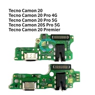 For Tecno Camon 20 Pro Premier 20S Pro CK6 CK6n CK7n CK8n CK9n USB Charging Port Dock Connector Flex