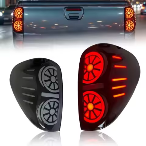 Gear Wheel Triton Taillight For 4x4 Triton L200 2005-2014, Flower Flowing Tail Lamp For Triton 2005-