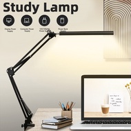 LED Desk Lamp Table Lamp for Study Fold and Rotate Desk Table Light with Clamp Home Decor Eye Protec
