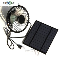 【SUNYLF HOT】Portable USB Solar Fan With Solar Panel Powered Fan 5W 5V Solar exhaust fan