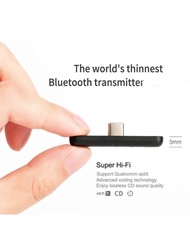 Gulikit - PS5 - Route Air Switch Bluetooth Adapter Wireless Audio Transmitter w/APTX Low Latency Com