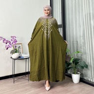 BILION KAFTAN ZULFIKAR RAYON GRADE A SUPER JUMBO MAXY DRESS LENGAN PANJANG KERUT BUSUI