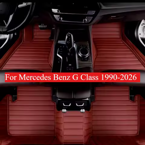 Custom Car Floor Mats for Mercedes Benz G Class/G500/G550/G63AMG/G350 W463 1990-2026 Weather Interio