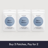 3 Packs of Kind Patches NAD+ Patches, Supports NAD+ Production, NMN & Resveratrol, Vegan, 3 Months S