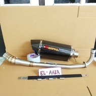 knalpot Akrapovic supra x125 karisma jupiter z z1 blade 110 125 revo jupiter legenda grand full bas