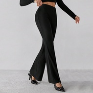 Slack Wanita Bootcut Pants Woman Casual Flare Pant Perempuan Palazo Boocut Slacks Mini Botcut Trouse