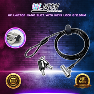 HP NANO SLOT KEY LOCK 6*2.5MM LAPTOP CABLE LOCK 1.8M