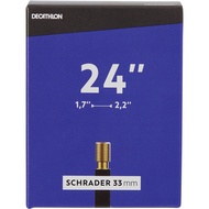 DECATHLON 24"、1.7至2.2"美式氣嘴內胎