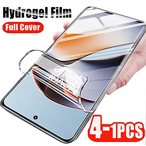 4-1pcs for OnePlus 11 11R 10R 10T 10 9 9E 9R 9RT 8 8T+ 7 7T 6 Pro 5G Screen Protector Hydrogel Film