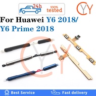 Volume Button Power Switch On Off Button Flex Cable For Huawei Y6 2018 / Y6 Prime 2018 Cable Replacement Parts