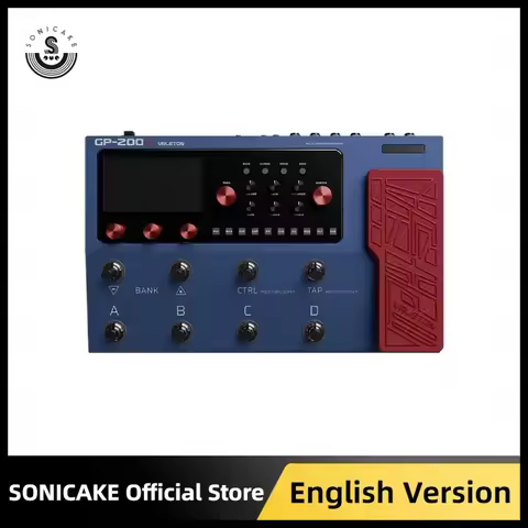 VALETON 10 years Anniversary GP-200X Guitar Bass Amp Modeling IR Simulation Multi-Effects FX Loop MI