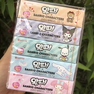 Chewing gum chewing gum Korea LOTTE LOTTE Sanrio Kuromi chewing gum Bubble gum Cartoon Sticker Snack