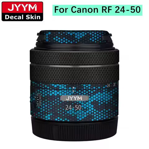 For Canon RF24-50 F4.5-6.3 Decal Skin Vinyl Wrap Film Mirrorless Lens Body Protective Sticker Coat R