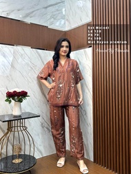 Baju Setelan Wanita Serat Kayu Rayon Viral // Oneset Terbaru Modern Kekinian Termurah