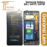 Original LCD Touchscreen Fullset Samsung Galaxy S10 / G973 / G973F / SM-G973W / SM-G973U1 / SM-G9730