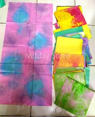 Kertas tisu layangan aduan warna motif abstrak