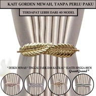 Luxury Hook Pengait Jepit Horden Gorden Emas Gold Silver Mewah Sultan