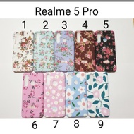 Case Softcase Realme 5 Pro Motif Ck Flower Case Flower Realme 5Pro