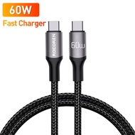 Rocoren 3M 240W 100W USB C To USB Type C Cable PD 3.1 100W Fast Charging Charger Cable For MacBook P