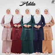 HASNURI KURUNG ADILA •CHAMPAGNE GOLD •MAROON •NAVY BLUE •ASH GREY •EMERALD GREEN