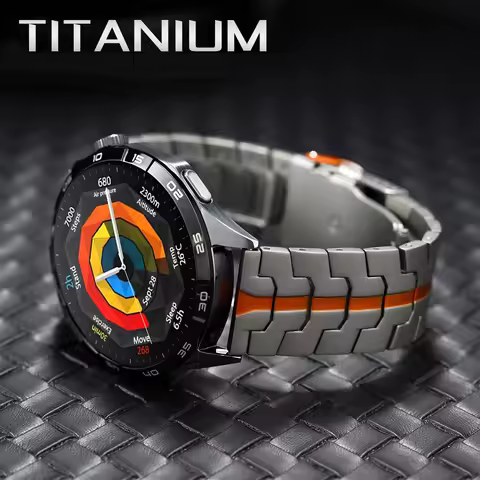 Titanium Metal Strap For Huawei Watch GT 5 Pro 46mm Luxury 22mm Bracelet for Huawei Watch 3/4 Pro GT