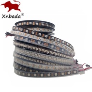 WS2812B WS2812 Led Strip 1-5M 60/144 Pixels/Leds/Mแอดเดรสแอดเดรสสมาร์ทRGB Led Strip,PCBสีขาว,IP65 DC