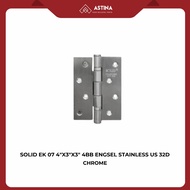 SOLID EK 07 4"X3"X3" 4 BB HINGE US 32D