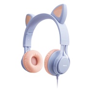 RASTO 萌貓頭戴式兒童耳機  RS55  紫色