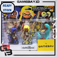 Amiibo Splatoon 3 3 in 1 Pack Octoling Blue Inkling Yellow Smallfry