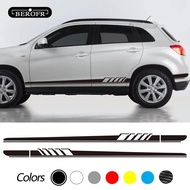 For Mitsubishi Lancer 10 9 EX Outlander 3 ASX L200 Ralliart Competition Car Side Sticker Vinyl Film 