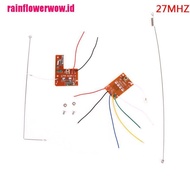 Papan Pcb Receiver Transmitter 27mhz 4ch Dengan Antena Untuk Remote