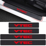 4pcs Carbon Fiber Car Door Protector Sticker VTEC Sticker Honda EG EK VTEC DOHC CIVIC EK9 MUGEN SPORT