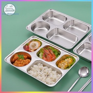 Stainless STEEL Food Tray 304 Stainless STEEL Divided Plate