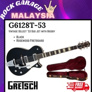 Gretsch G6128T-53 Vintage Select 53 Duo Jet Electric Guitar w/ Bigsby, Black