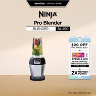 Ninja Personal Blender, Pro-Extractor Blades,2 On the Go Cups,500ml & 600ml, BPA Free,Recipe Book & 