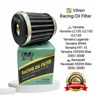 VITRON RACING OIL FILTER STAINLESS STEEL OIL FILTER YAMAHA LC135 Y15ZR LAGENDA 115ZR MT15 XMAX