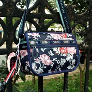 MiniGirl ลำลอง กระเป๋าสะพายข้าง น้ำหนักเบา ไนลอนกันน้ํา การ์ตูน ลายดอก Youth Fashion Small Square Ba